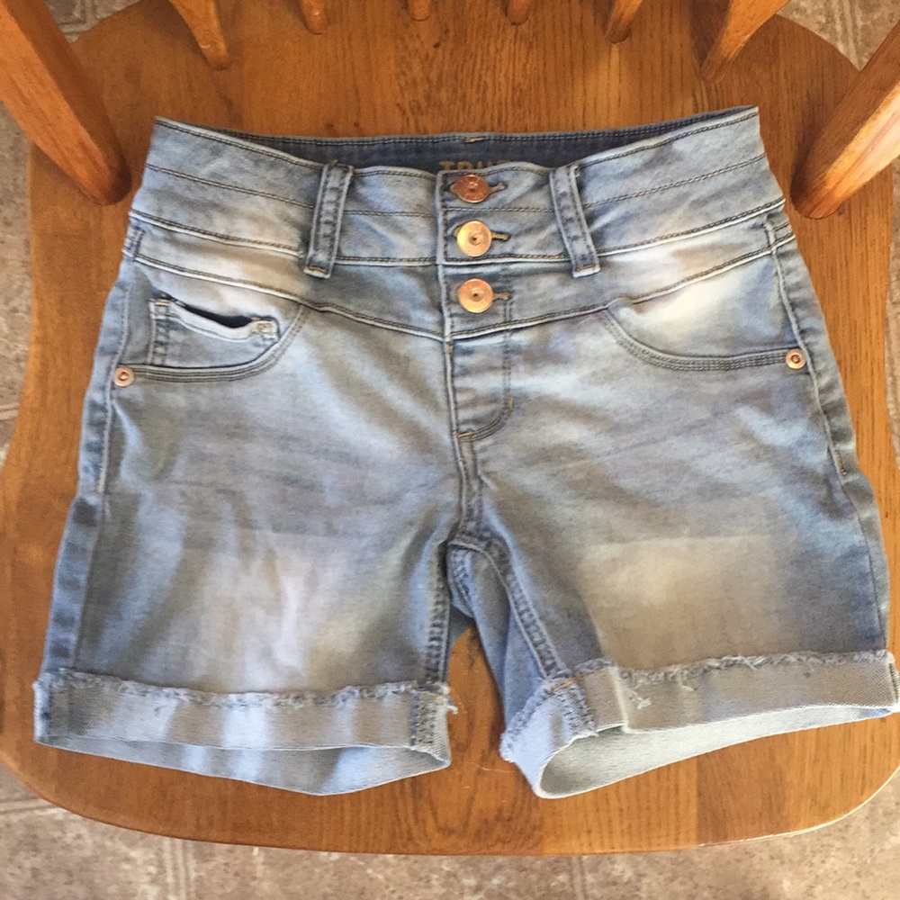 Girls True Craft Denim Shorts
